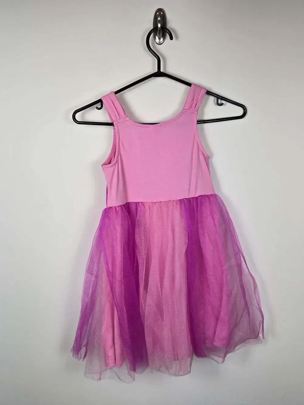 Disney Princess Rapunzel Tangled Pink Tutu Dress Girls Size 6X Costume